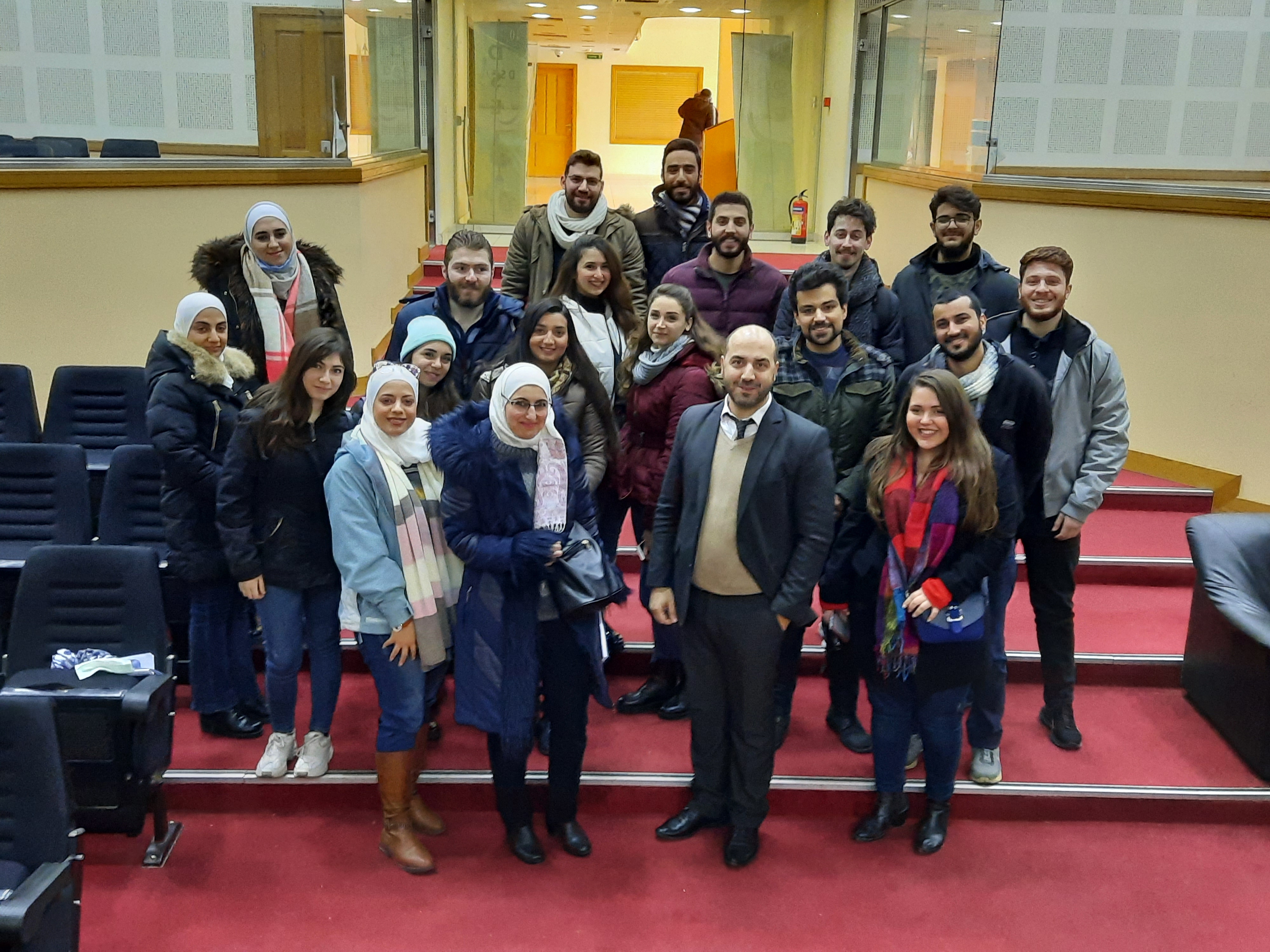 زيارة طلاب المعهد العالي لإدارة الأعمال (HIBA) إلى بورصة دمشق
