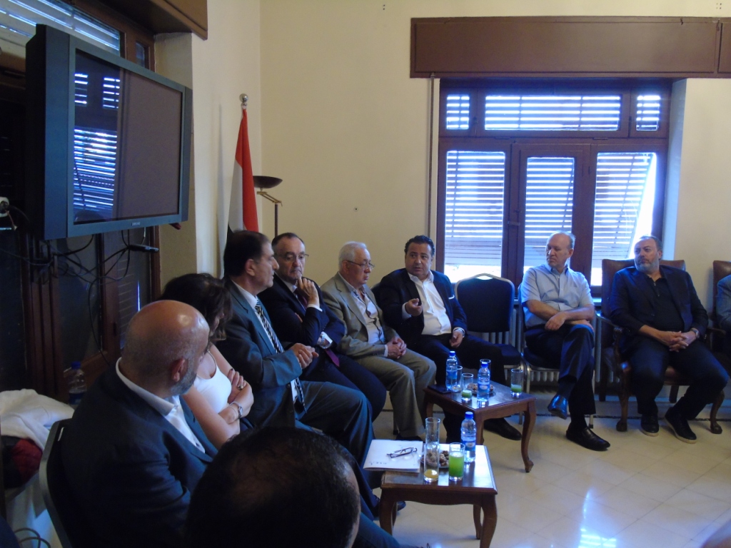اجتماع بالتعاون مع جمعية رجال وسيدات الاعمال السورية SBC 